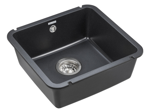 Кухонная мойка Paulmark UNTER PM204543-BL 46х44 цвет черный - фото 2